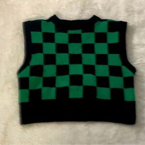 Checkered vest